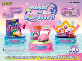 Re-ment Kirby in Pop City 6pcs Complete Box displaying various scenes from Pop City with Kirby figures