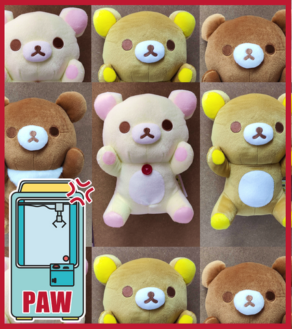 🕹️Paw Game - Classic Rilakkuma Hugging Bears BIG (3 Designs)