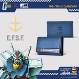 RX-78-2 GUNDAM leather bi-fold key wallet with official branding