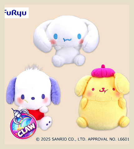 🕹️Paw Game - Sanrio Characters Squeezable BIG Plush Toy