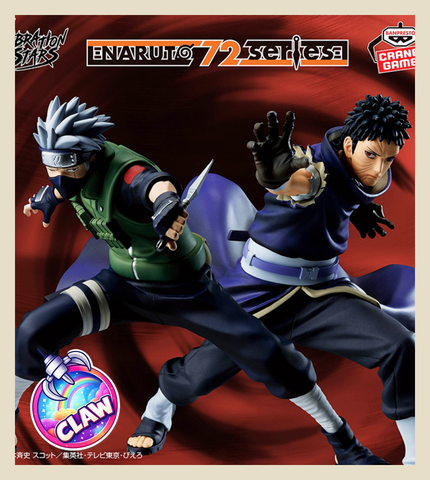 🕹️Paw Game -  Naruto 72 Series 63 Hatake Kakashi & Uchiha Obito Vibration Stars Figure