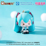Stationery Vocaloid Hatsune Miku Squinty Eyes Series - Three Dimensional Soft Rubber Pendant