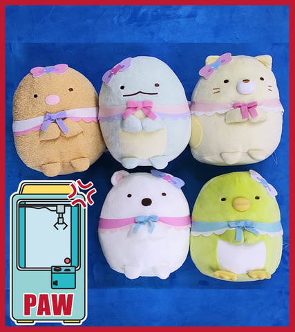 🕹️Paw Game - Sumikko Gurashi Pastel Ribbon Plush Collection (5 Designs)