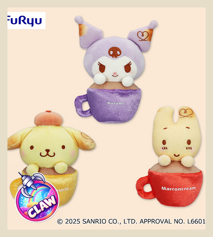 🕹️Paw Game - Sanrio Characters Marshmellow Latte Plush Toy