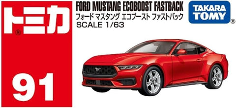 Tomica No.91 Ford Mustang Ecoboost Fastback Figure
