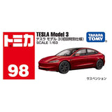 Tomica No.98 Tesla Model 3 (First Special Edition) Tomica Car