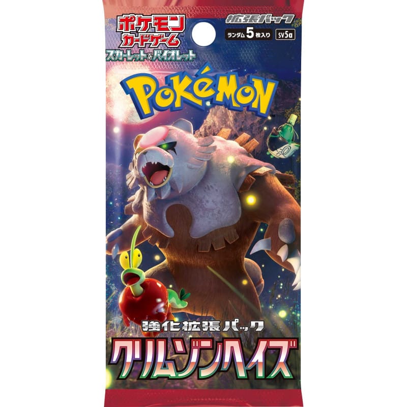 Trading Cards Pokemon Card Game TCG Scarlet & Violet Booster Crimson Haze SV5A
