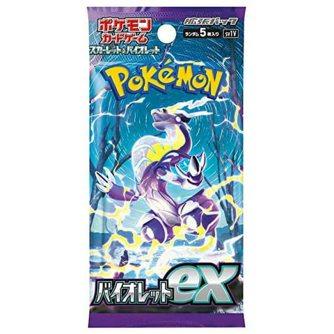 large pack of pokemon cards Pokemon TCG SV1V Scarlet & Violet Violet Ex Booster Pack
