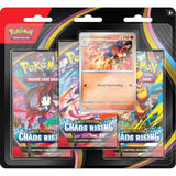 Trading Cards Pokemon TCG: Mega Evolution Chaos Rising 3-Pack Blister