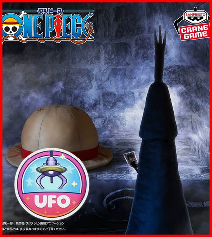 🕹️Paw Game - UFO Catcher: One Piece Large Luffy Hat Plush Toy