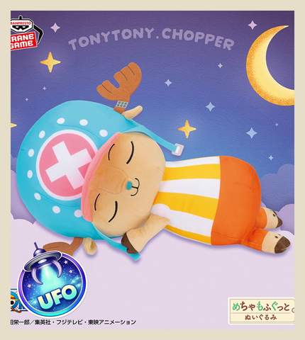 🕹️Paw Game - UFO Catcher: One Piece Super Soft and Cozy Sleeping Plush Toy Chopper