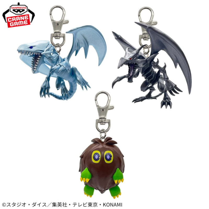 Yu-Gi-Oh! Duel Monsters Keychain - Blue-Eyes White Dragon, Red-Eyes Black Dragon and Kuriboh