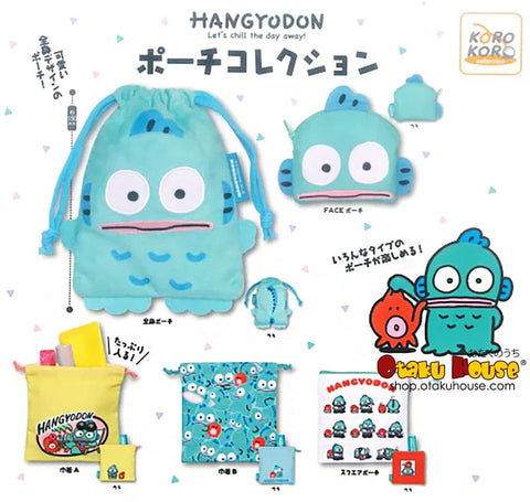 Capsule Kuji - Hangyodon Pouch - Let's Chill The Day Away [2 Capsules]