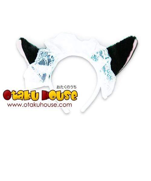 Cosplay Props Black Cat Ears Hairband (Maid Version)