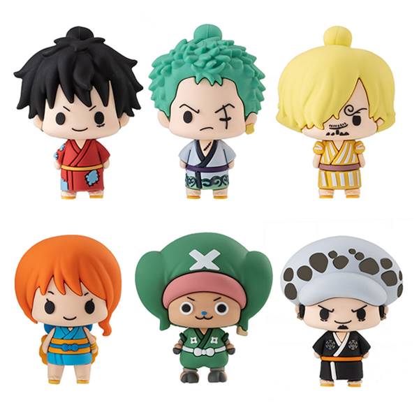 Megahouse Mega Cat Project One Piece Nyan Piece Nyan! Luffy and Wano  Country Arc 8pcs Complete Box
