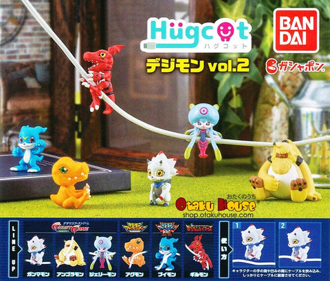 Gashapon LIVE Kuji - Digimon - Hugcot Vol. 2 [2 Capsules]