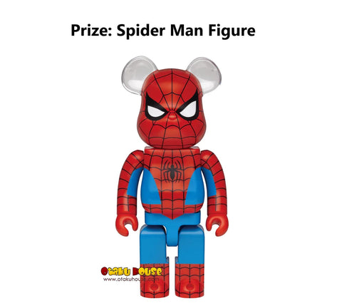 Kuji - Marvel Spiderman Bearbrick - Otaku House Kuji - Marvel Spiderman Bearbrick - Otaku House