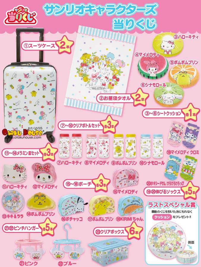 Kuji Kuji - Sanrio Fruity Lifestyle! (OOS)