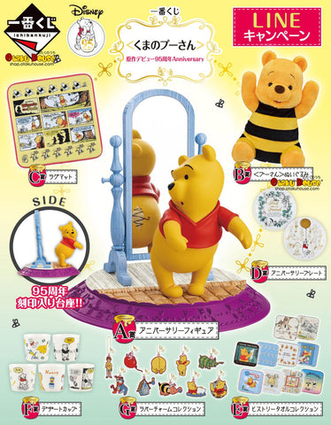 Kuji Kuji - Winnie The Pooh Original 95th Anniversary