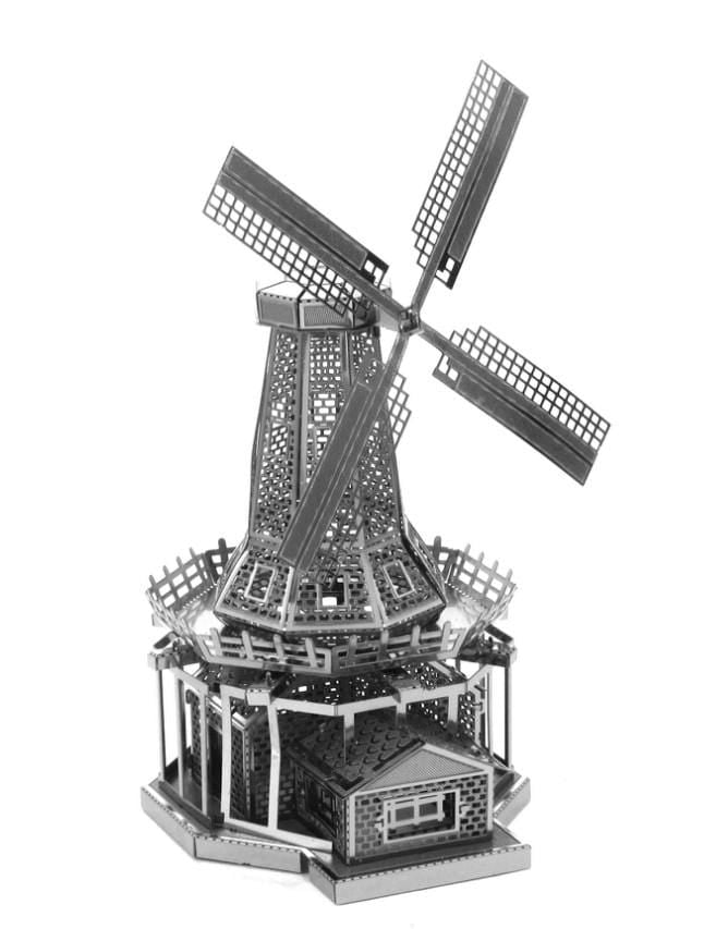 Metallic Nano Puzzle Metallic Nano Puzzle Netherland's Windmill