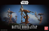 Model Kit Model Kit - 1/12 Star Wars Battle Droid & Stap