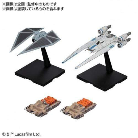 Model Kit Model Kit - 1/144 Star Wars U-wing Fighter & Tie Striker