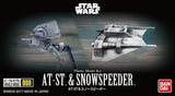 Model Kit Model Kit - Star Wars Vehicle Model 008 - AT-ST & Snowspeeder