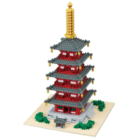 Nanoblock Nanoblock Five-Storied Pagoda Deluxe Edition