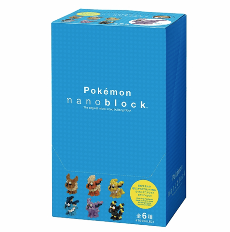 Nanoblock Nanoblock Mini Pokemon Series 04 (Full Box of 6)