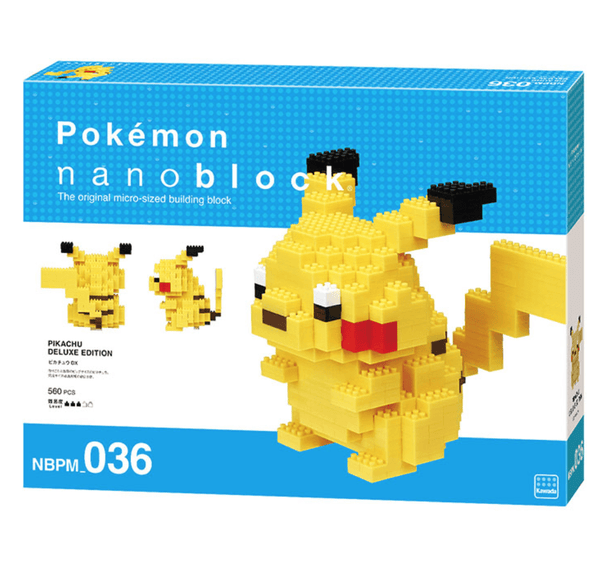 Nanoblock Pikachu Deluxe Edition USA