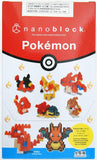 Nanoblock Pokemon Type: Fire (6packs in 1 Box/ 1 random design in 1 pack)