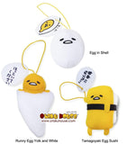 Soft Toy Official Gudetama Plush - Lazy Egg Charm Mascot