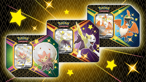 Trading Cards Pokemon TCG SWSH 4.5 Shining Fates V Tin